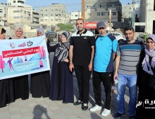 ابن النفيس والشباب والرياضة ينظمان يوم المشي الفلسطيني