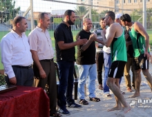 نهائي بطولة كرة الطائرة الشاطئية  بطولة المرحوم فتحي ابوعودة