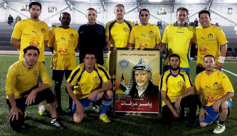 اكتمال اضلاع المربع الذهبي لبطولة الشهيد ياسر عرفات لقدامى لاعبي كرة القدم