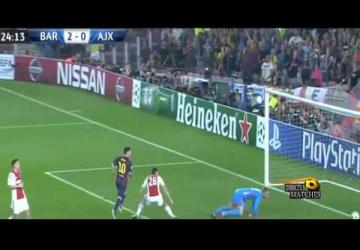 أهداف مباراة برشلونة وآياكس امستردام 3-1 ~ علي محمد علي