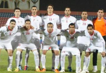 صورة من تدريبات المنتخب الوطني
