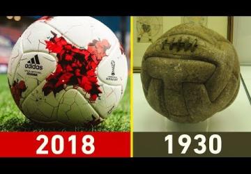 جميع الكرات التي استعملت في تاريخ كأس العالم من 1930 إلى 2018