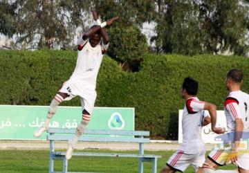فرحة سليمان العبيد بأحد اهدافه