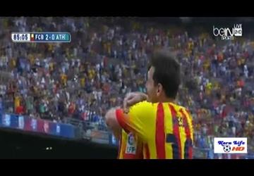 اهداف مباراة برشلونة واتلتيك بلباو 2-0 [13-09-2014] تعليق رؤوف خليف  2014