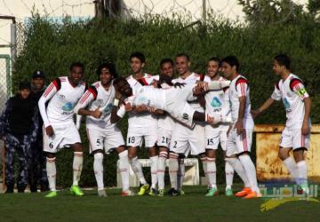 فرحة لاعبين الرياضي بالعبيد صاحب أهداف اللقاء 