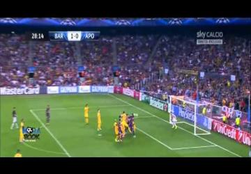 أهداف مباراة برشلونة 1-0 أبويل [17/9/2014] فهد العتيبي [HD]