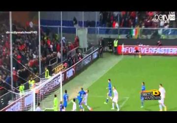 اهداف مباراة ايطاليا والبانيا 1 - 0