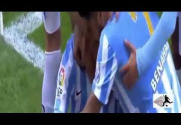 اهداف مباراة برشلونة وملقا 0-1 الدوري الاسباني 21-02-2015