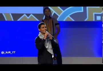 Mohammed Assaf at FIFA Congress 2014 Opening Ceremony