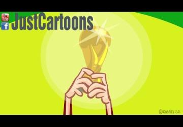 فيديو هزلي يصور كاس العالم برسومات متحركة تبرز اهم عوامل الوصول للنهائيات