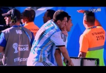 اهداف مباراة الارجنتين وسويسرا 1-0 عصام الشوالي مونديال 2014