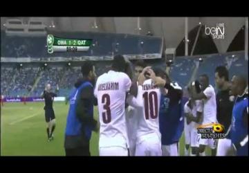اهداف مباراة قطر وعمان 3-1