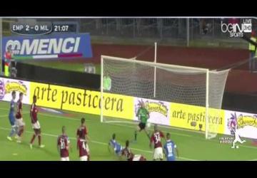 اهداف مباراة ميلان وامبولي 2-2 [2014/9/23] الدوري الايطالي [ سوار الذهب ] HD