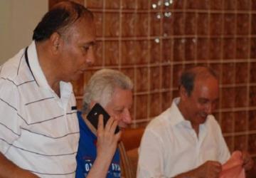 مرتضى منصور رئيس الزمالك ومحمود أبو السعود رئيس الإسماعيلي