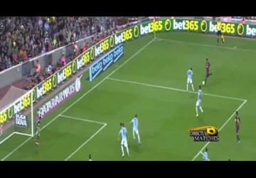 اهداف مباراة برشلونة وايبار 3-0