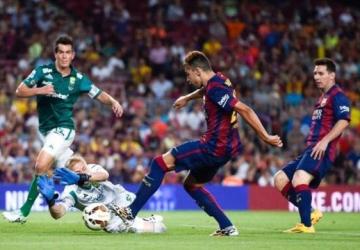 اللاعب الشاب منير حدادي لاعب برشلونة الاسباني