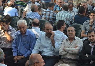 خيمة عزاء للشهيد عاهد زقوت