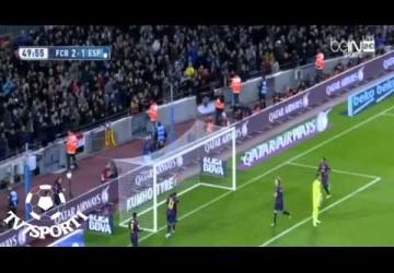 اهداف مباراة برشلونة واسبانيول 5-1 [2014/12/7] تعليق يوسف سيف [HD]