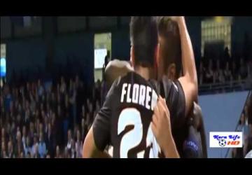 اهداف مباراة مانشستر سيتي وروما 1-1 || تعليق حفيظ دراجي HD