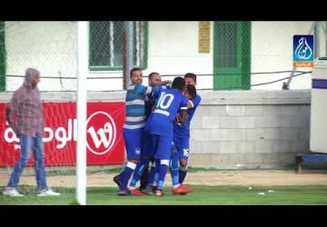 اهداف مباراة خدمات الشاطئ وغزة الرياضي بتعليق انور ابو الخير 17.2.2018