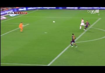 اهداف مباراة برشلونة وهويسكا 8-1 الأهداف كاملة - تعليق حاتم بطيشة HD