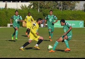 أهداف فوز اتحاد الشجاعية على خدمات البريج (2-0) تصوير: أسامة لبد
