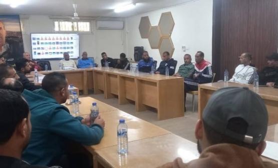 اجتماع لجنة الحكام بغزة