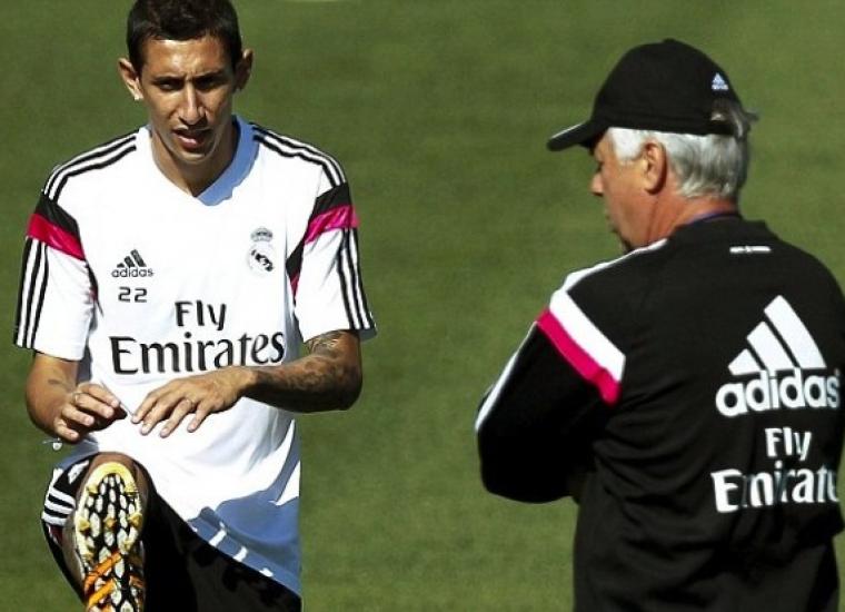 كارلو انشيلوتي وانخيل دي ماريا