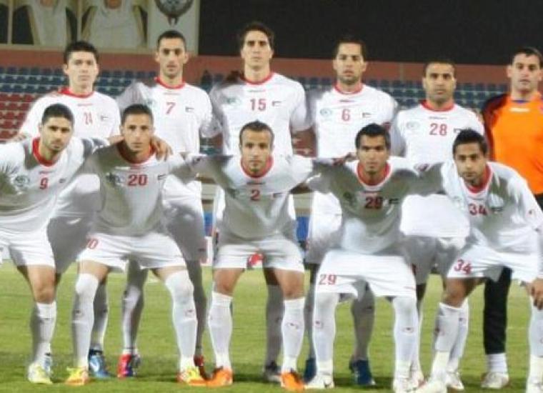 صورة من تدريبات المنتخب الوطني