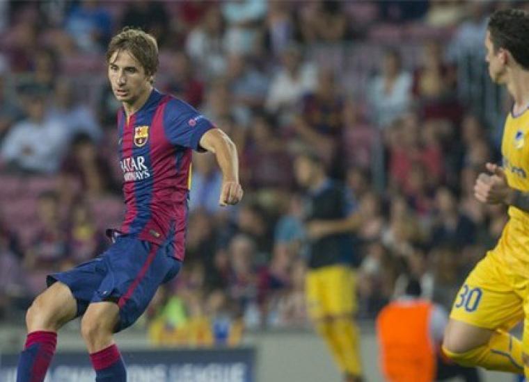 سيرجي سامبر لاعب نادي برشلونة الشاب