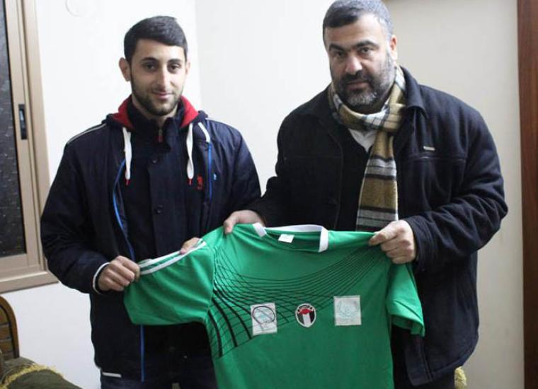 اللاعب معاذ عامر