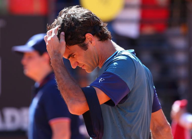 روجر فيدرير في بطولة فرنسا 