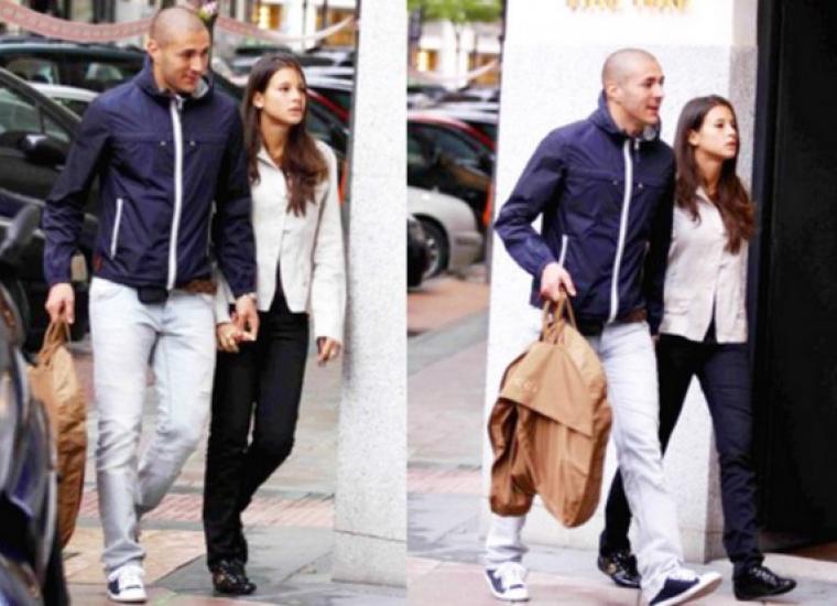 بن زيمة ورفيقته